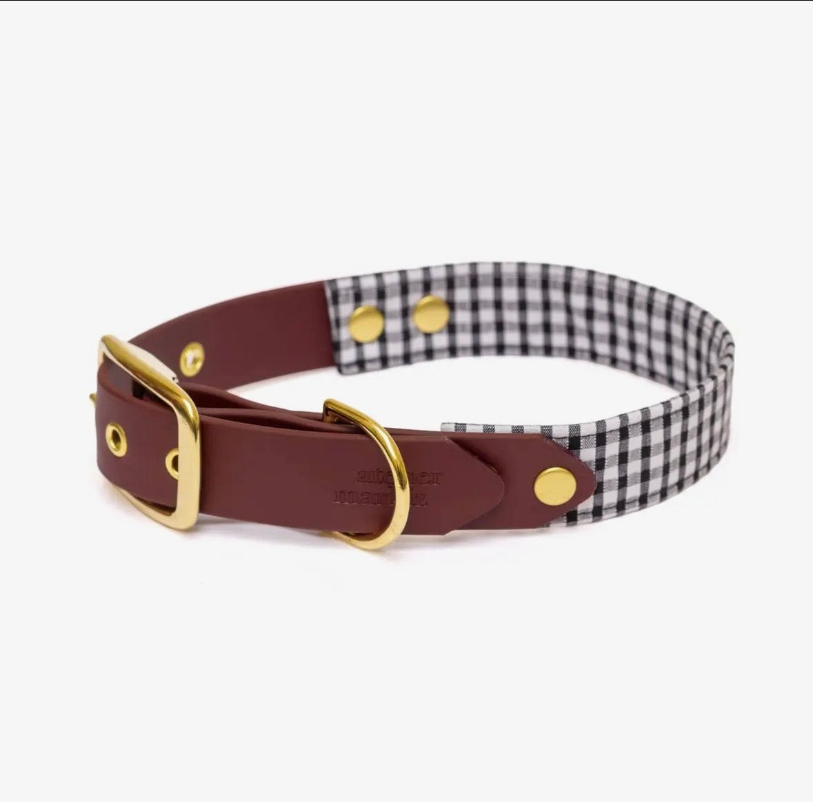 L'essentiel Montmartre - Ensemble collier et laisse vichy The Paw Store