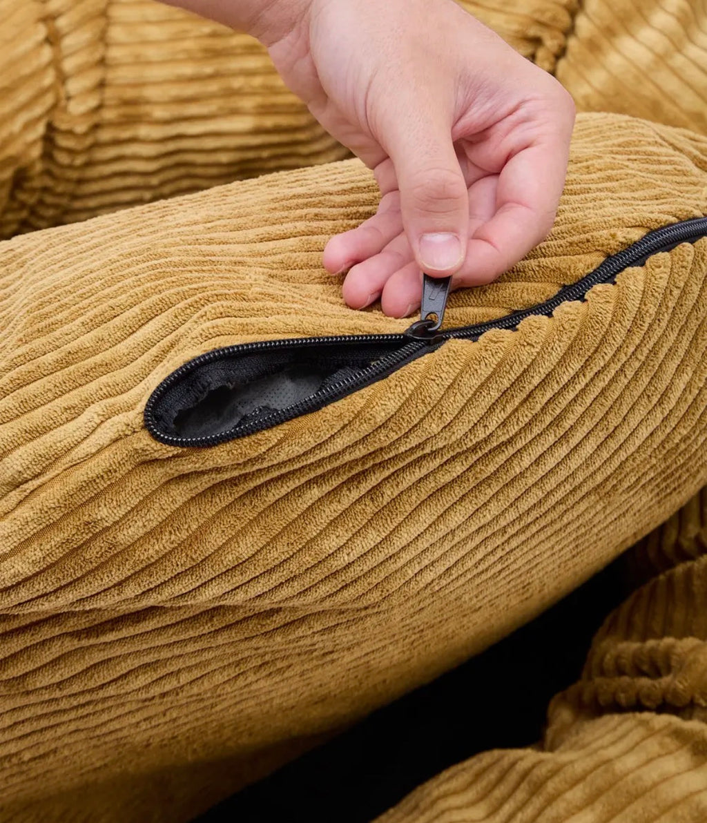 Panier Basile | Velours Moutarde Cafide