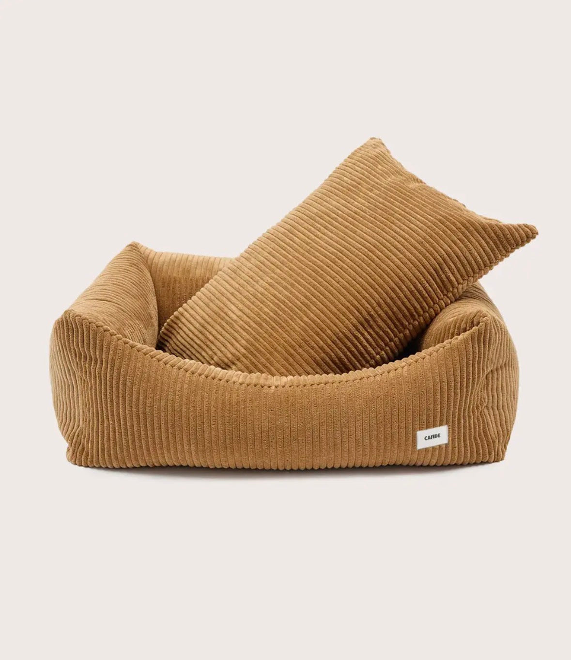Panier Lucien | Velours Moutarde Cafide