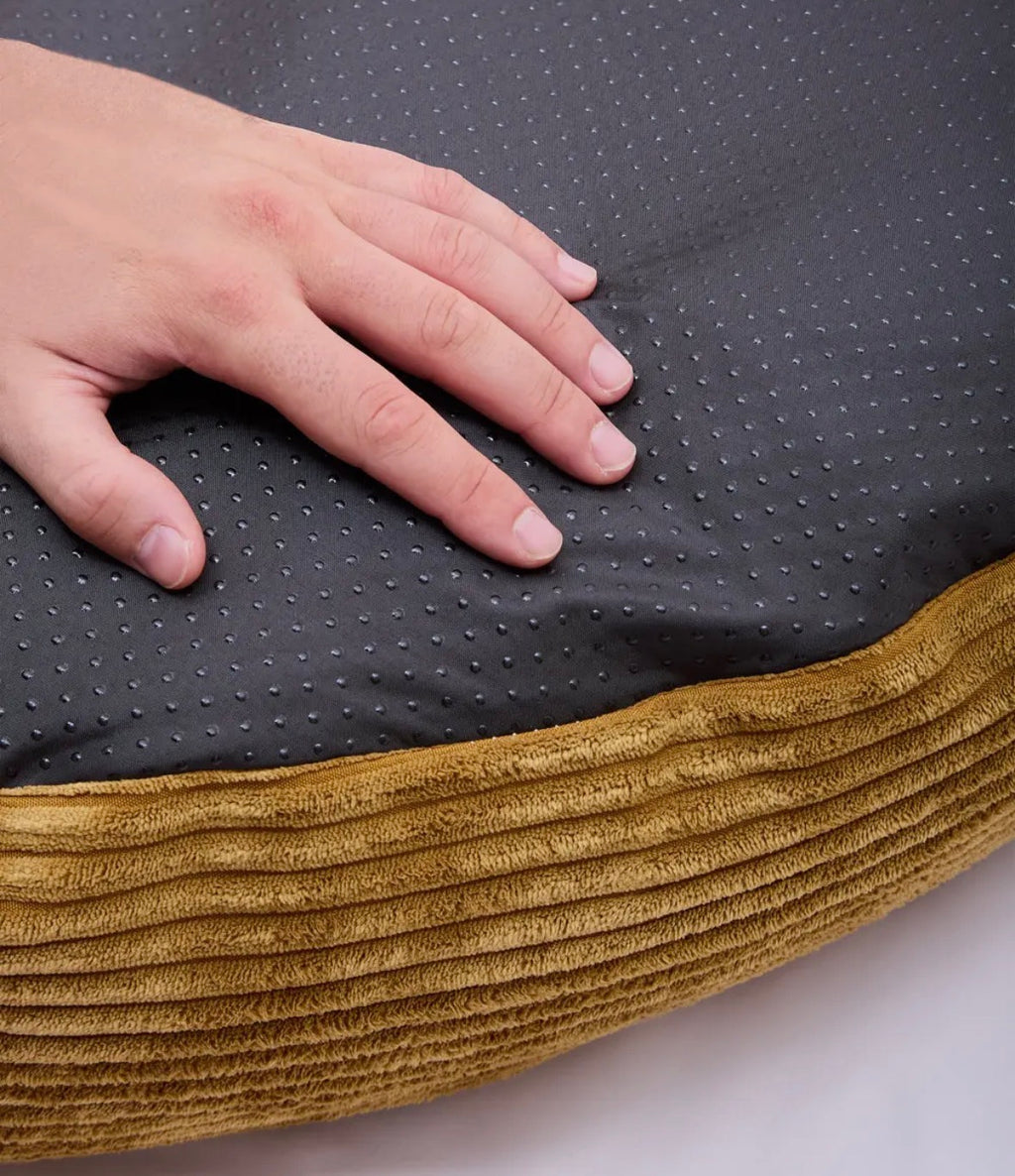 Panier Basile | Velours Moutarde Cafide