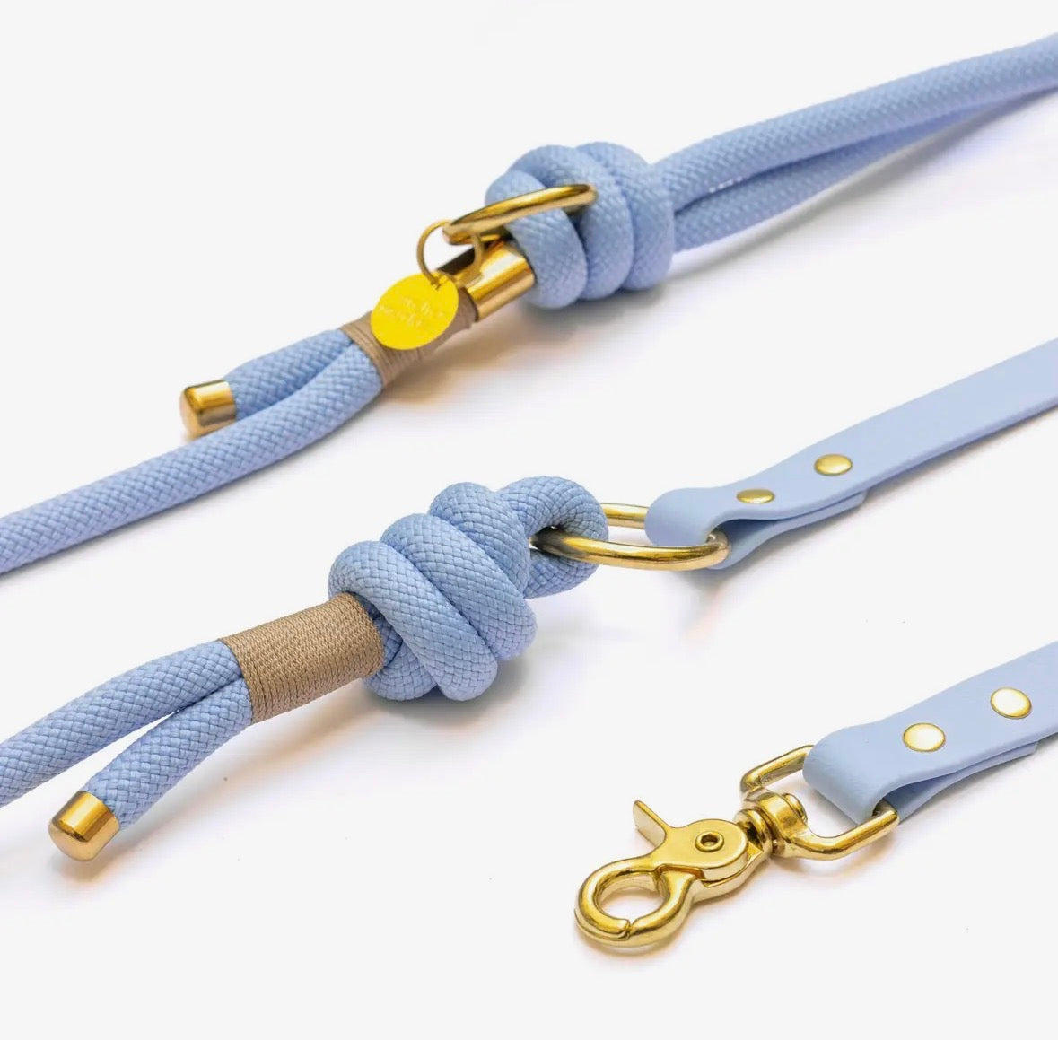 Laisse mains libres corde x Biothane | Artic Atelier Marquiz