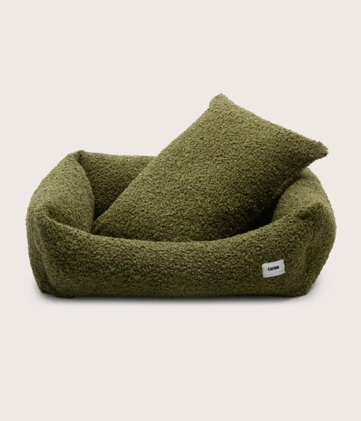 Panier Lucien | Bouclette Vert Cafide