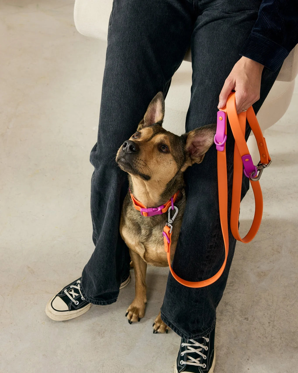 Laisse ajustable waterproof rose | Nautic Fritz