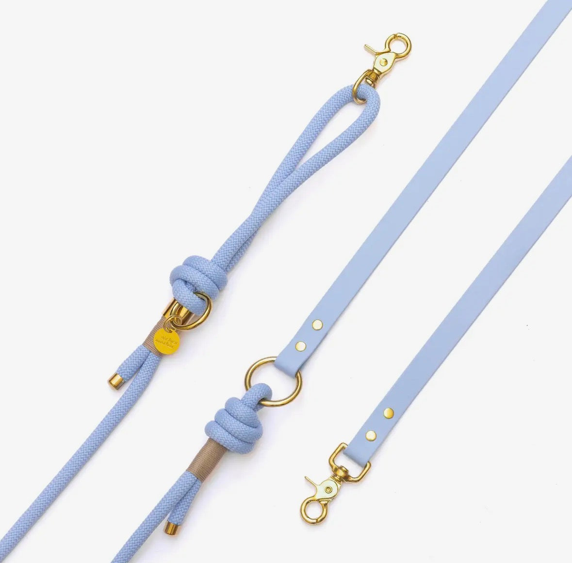 Laisse mains libres corde x Biothane | Artic Atelier Marquiz
