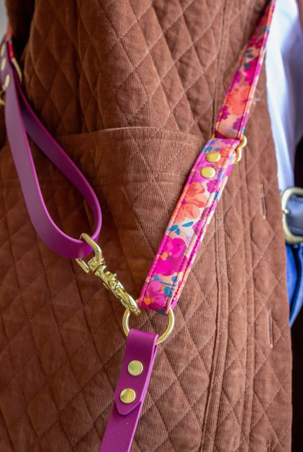 Laisse mains libres en Biothane | Colette Atelier Marquiz